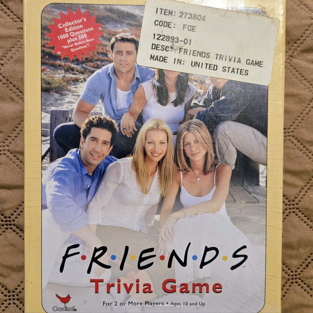Friends Trivia Game by - Multicolor